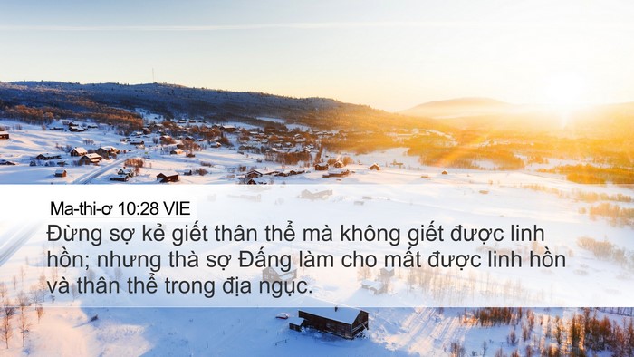 Ma-thi-ơ 10:28 VIE Bible Verse Image