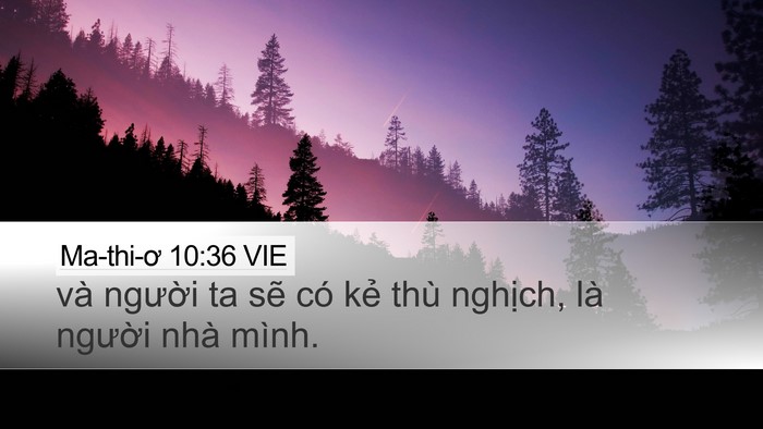 Ma-thi-ơ 10:36 VIE Bible Verse Image