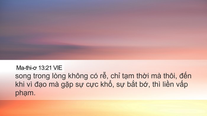 Ma-thi-ơ 13:21 VIE Bible Verse Image