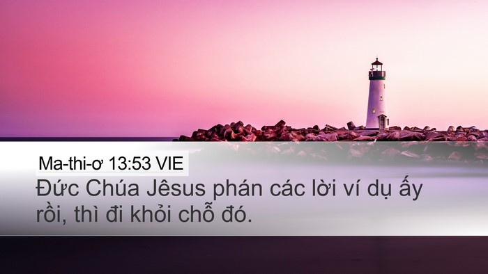 Ma-thi-ơ 13:53 VIE Bible Verse Image