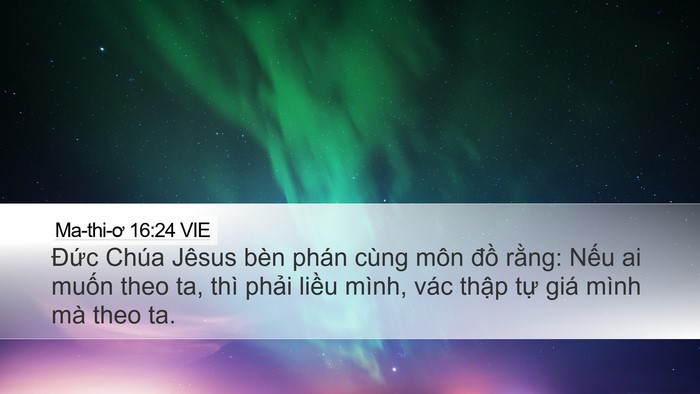 Ma-thi-ơ 16:24 VIE Bible Verse Image