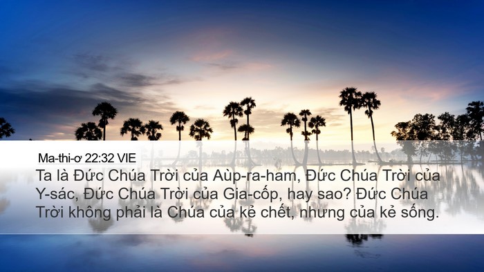 Ma-thi-ơ 22:32 VIE Bible Verse Image