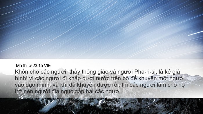 Ma-thi-ơ 23:15 VIE Bible Verse Image