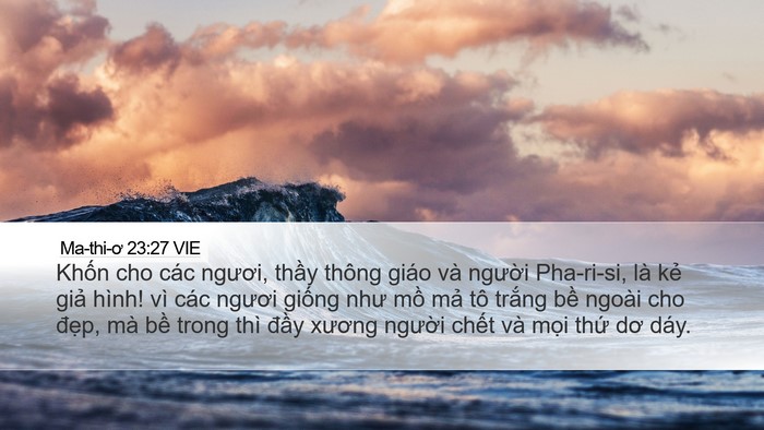 Ma-thi-ơ 23:27 VIE Bible Verse Image