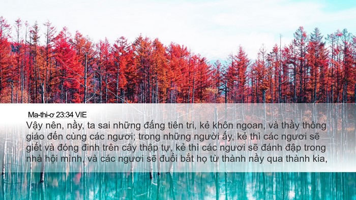 Ma-thi-ơ 23:34 VIE Bible Verse Image