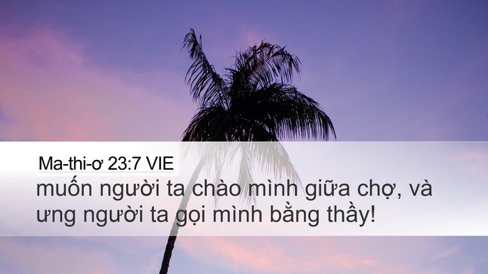 Ma-thi-ơ 23:7 VIE Desktop Wallpaper - muốn người ta chào mình giữa chợ, và - Desktop Bible Verse Wallpaper