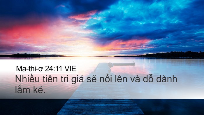 Ma-thi-ơ 24:11 VIE Bible Verse Image