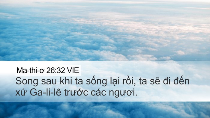 Ma-thi-ơ 26:32 VIE Bible Verse Image