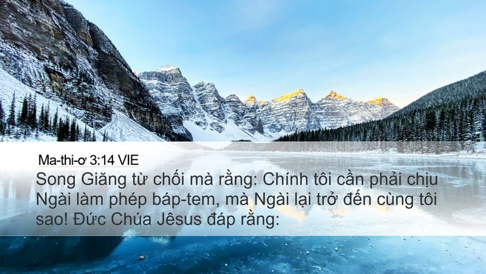 Ma-thi-ơ 3:14 VIE Bible Verse Image