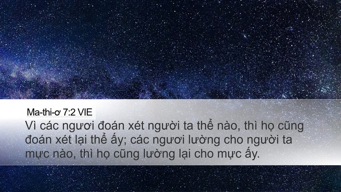 Ma-thi-ơ 7:2 VIE Bible Verse Image