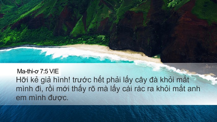 Ma-thi-ơ 7:5 VIE Bible Verse Image