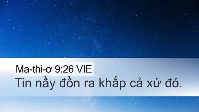Ma-thi-ơ 9:26 VIE Bible Verse Image