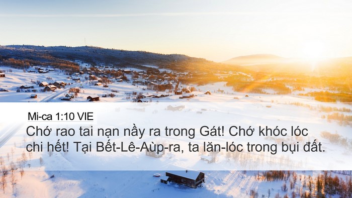Mi-ca 1:10 VIE Bible Verse Image