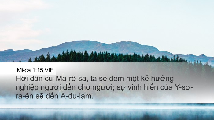 Mi-ca 1:15 VIE Bible Verse Image