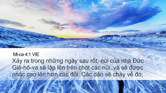 Mi-ca 4:1 VIE Bible Verse Image