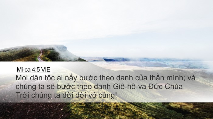 Mi-ca 4:5 VIE Bible Verse Image