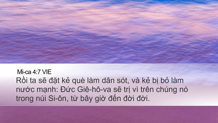 Mi-ca 4:7 VIE Bible Verse Image