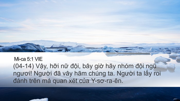 Mi-ca 5:1 VIE Bible Verse Image