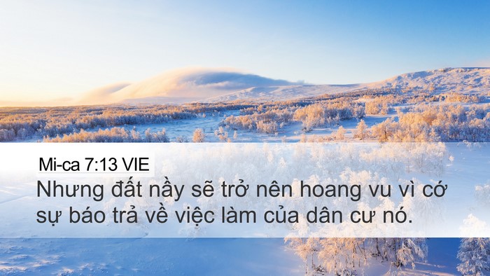 Mi-ca 7:13 VIE Bible Verse Image