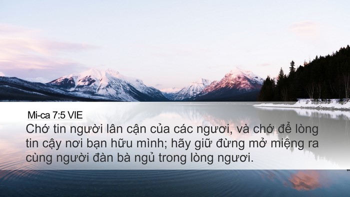 Mi-ca 7:5 VIE Bible Verse Image