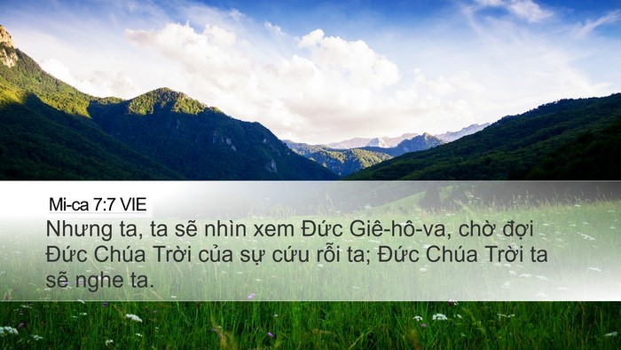 Mi-ca 7:7 VIE Bible Verse Image