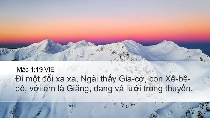 Mác 1:19 VIE Bible Verse Image