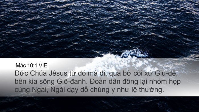 Mác 10:1 VIE Bible Verse Image