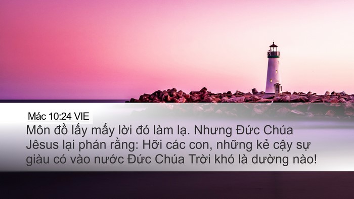 Mác 10:24 VIE Bible Verse Image