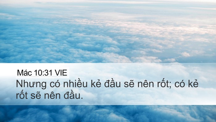 Mác 10:31 VIE Bible Verse Image