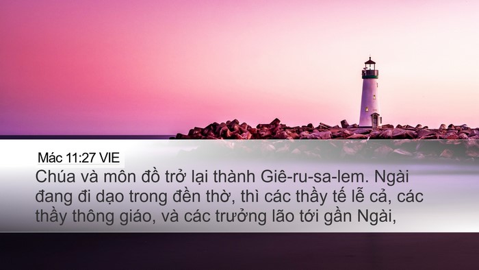Mác 11:27 VIE Bible Verse Image