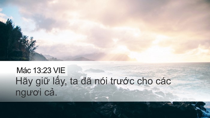 Mác 13:23 VIE Bible Verse Image