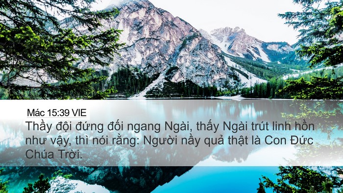 Mác 15:39 VIE Bible Verse Image