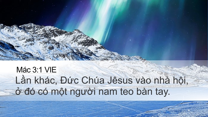 Mác 3:1 VIE Bible Verse Image