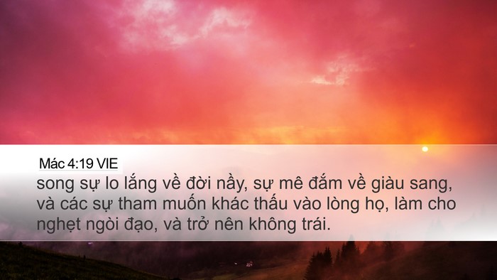 Mác 4:19 VIE Bible Verse Image