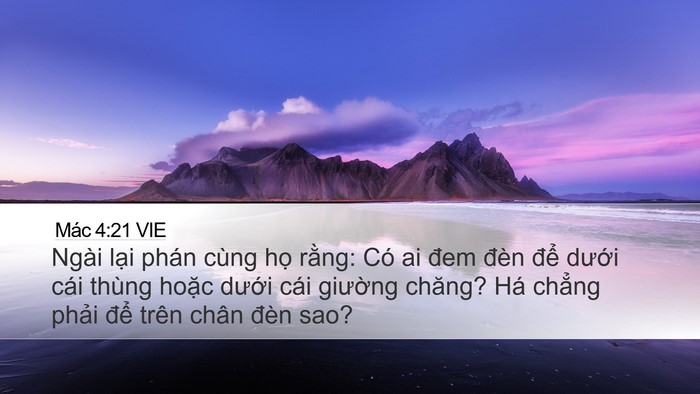 Mác 4:21 VIE Bible Verse Image
