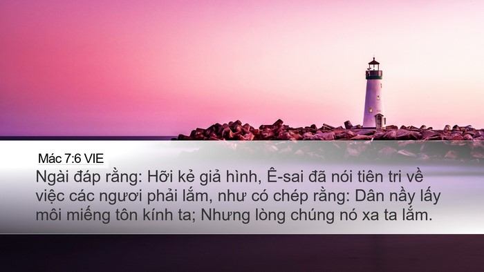 Mác 7:6 VIE Bible Verse Image