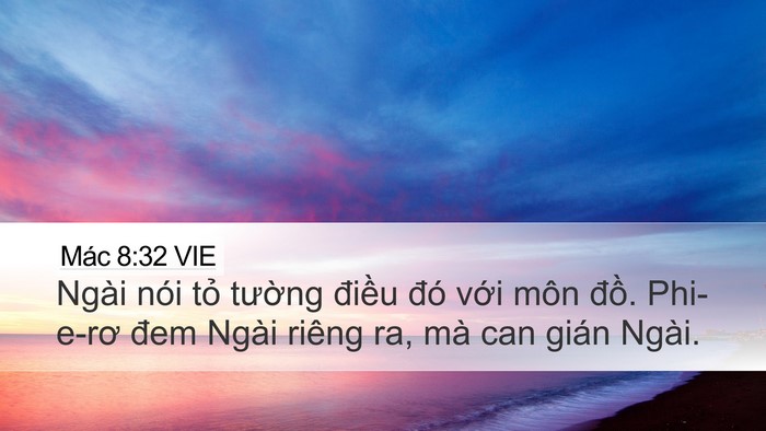 Mác 8:32 VIE Bible Verse Image