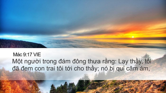 Mác 9:17 VIE Bible Verse Image