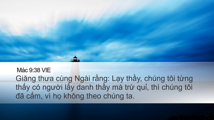 Mác 9:38 VIE Bible Verse Image