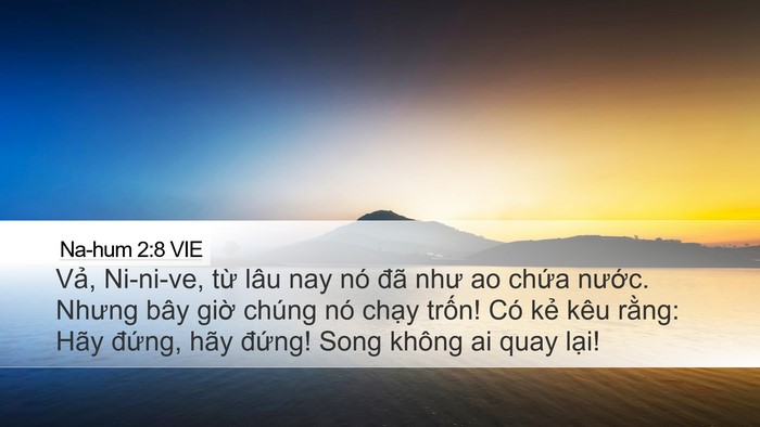 Na-hum 2:8 VIE Bible Verse Image