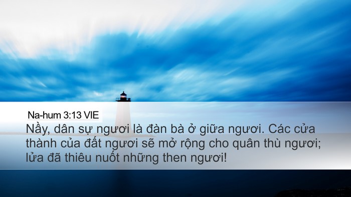 Na-hum 3:13 VIE Bible Verse Image