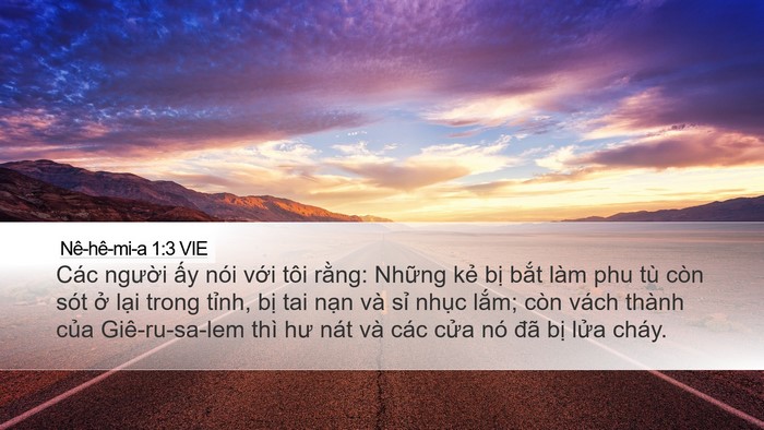 Nê-hê-mi-a 1:3 VIE Bible Verse Image