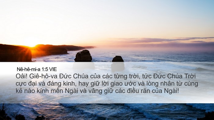 Nê-hê-mi-a 1:5 VIE Bible Verse Image