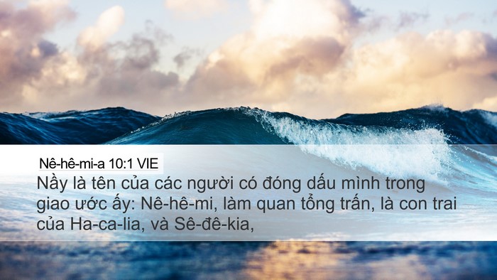 Nê-hê-mi-a 10:1 VIE Bible Verse Image