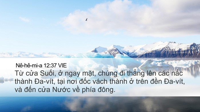 Nê-hê-mi-a 12:37 VIE Bible Verse Image