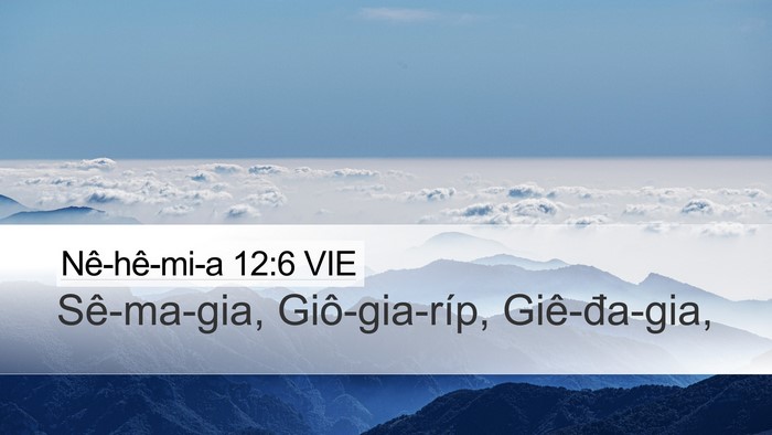 Nê-hê-mi-a 12:6 VIE Bible Verse Image