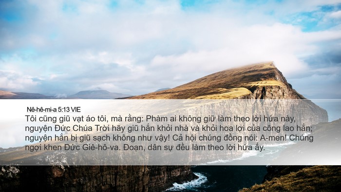 Nê-hê-mi-a 5:13 VIE Bible Verse Image