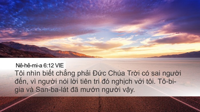 Nê-hê-mi-a 6:12 VIE Bible Verse Image