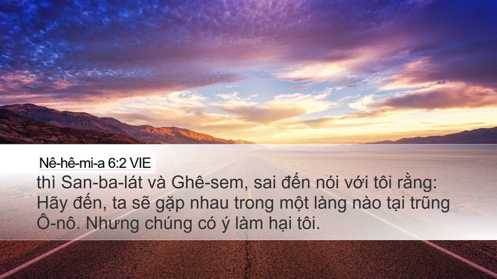 Nê-hê-mi-a 6:2 VIE Bible Verse Image