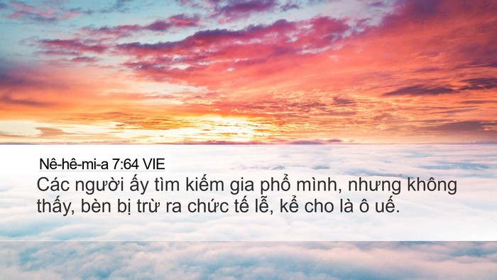 Nê-hê-mi-a 7:64 VIE Bible Verse Image